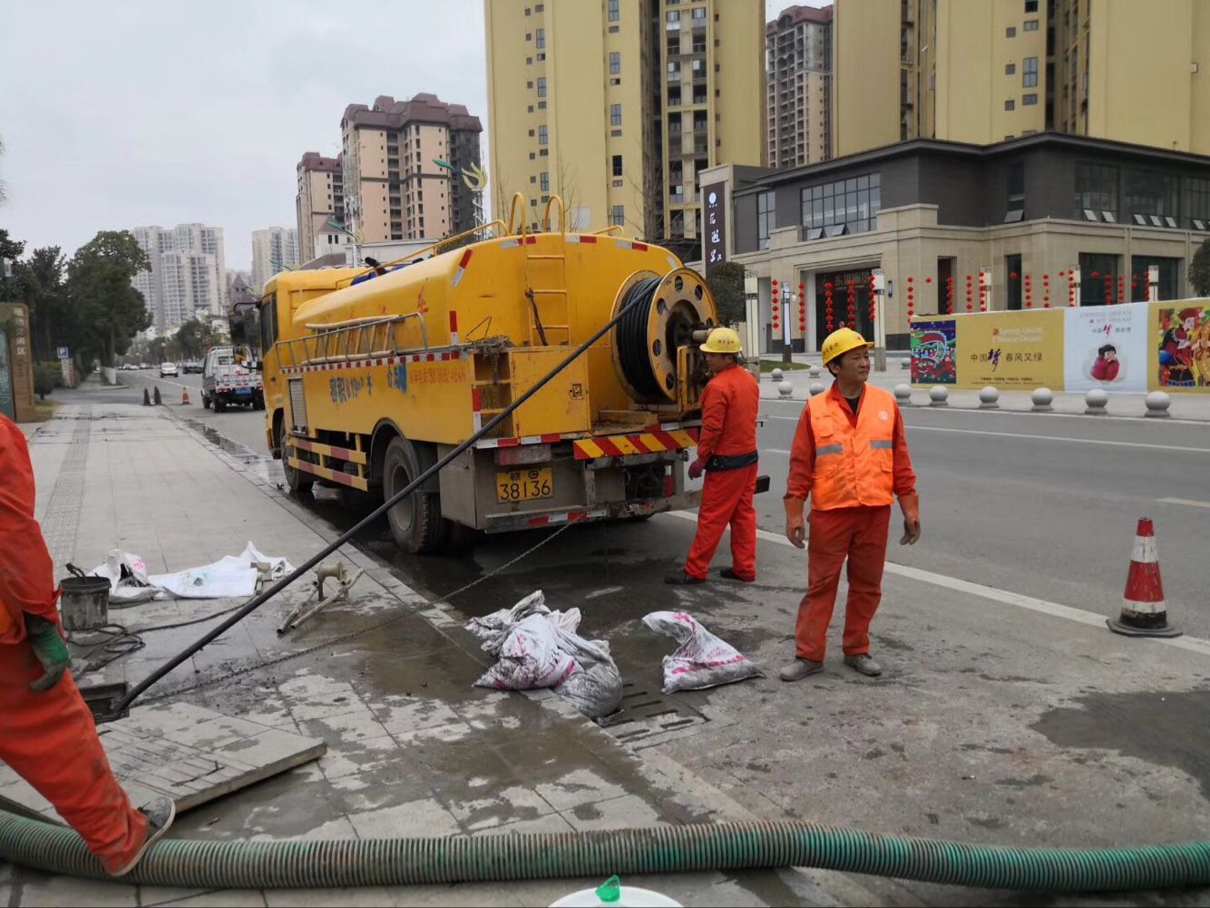 带岭排污管道清淤-管道清洗